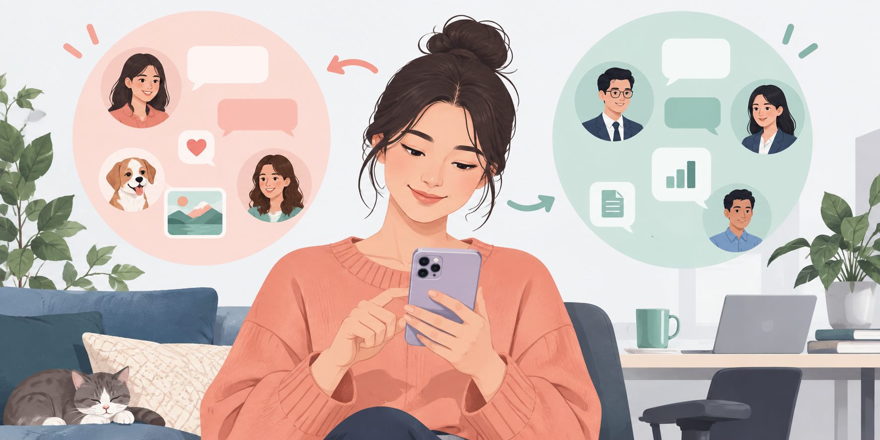 Letstalk 多账号切换怎么减少误发？私人和工作对话的检查清单