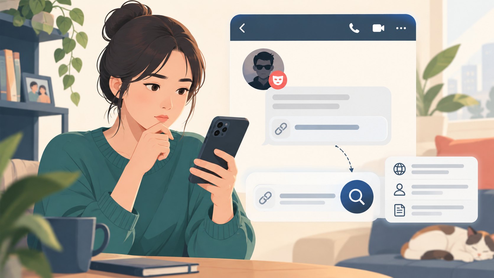 Letstalk 收到陌生链接或冒名请求怎么办？核对、止损与提醒