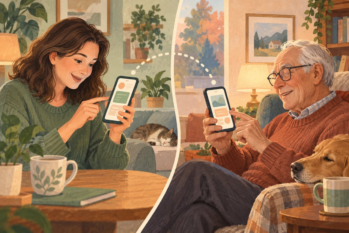 用 Letstalk 远程帮家人操作手机：先确认画面，再分步说明